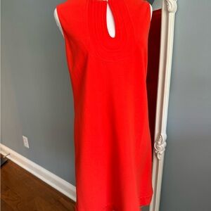 Diane Von Furstenberg Coral Red Shift dress